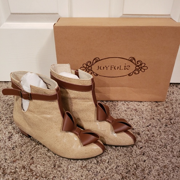 SOLD Joyfolie Girls Dalia Bow Bootie Boot Youth 3 - Picture 2 of 8